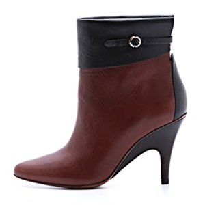NWT 10 Crosby Derek Lam Vicki Cuff Leather Booties